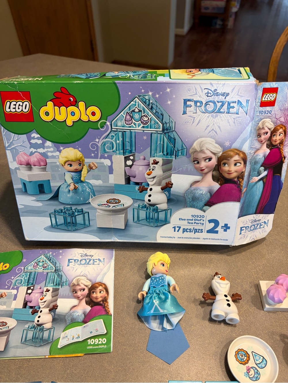 LEGO DUPLO: Elsa and Olaf's Tea Party (10920) Used With Creases In Box - Picture 7 of 10